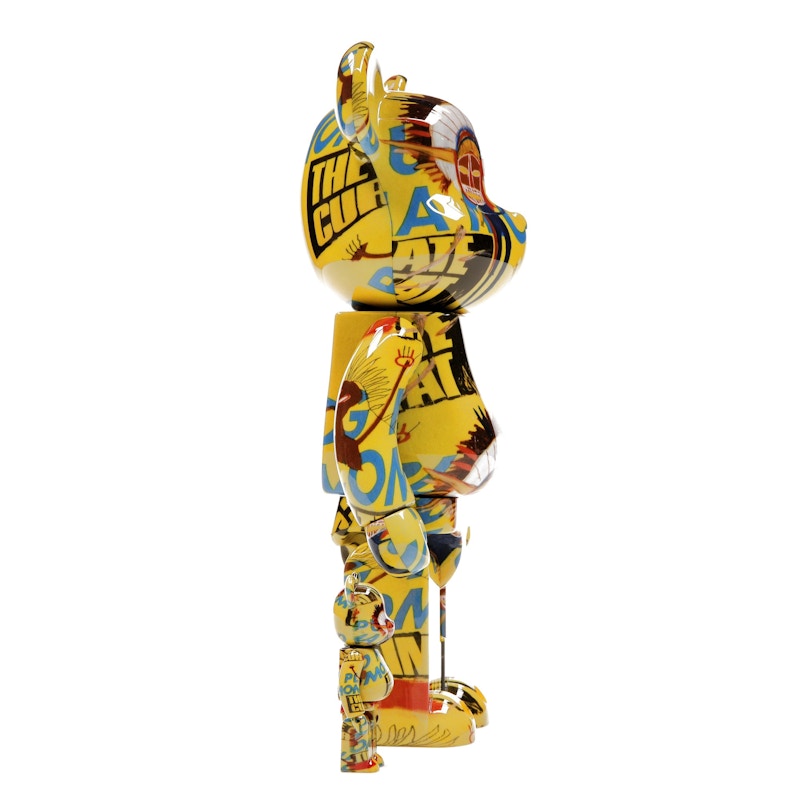 Bearbrick Andy Warhol x Jean-Michel Basquiat #3 100% & 400% Set