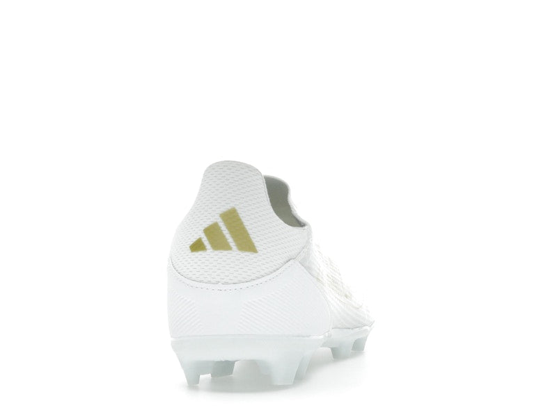 adidas F50 League Laceless Firm/Multi-Ground Cloud White Gold Metallic