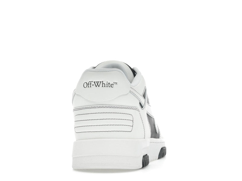 OFF-WHITE Out Of Office OOO Low Tops Black White