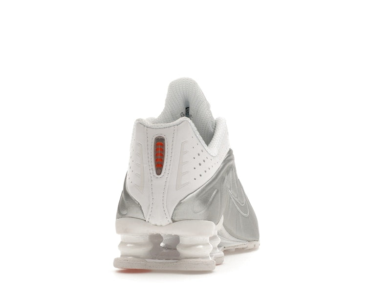 Nike Shox R4 White Metallic Silver (Women's)