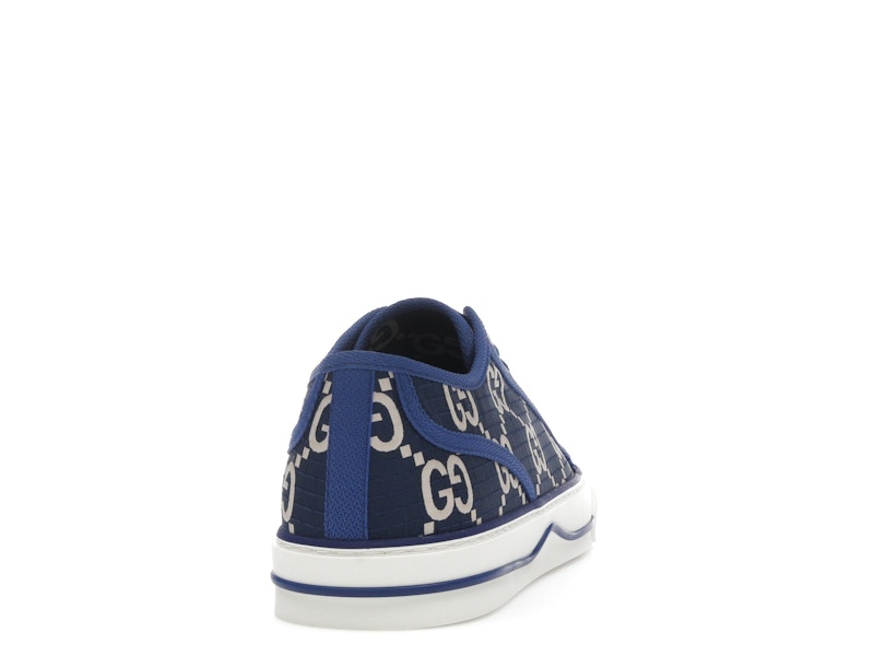 Gucci Tennis 1977 Low GG Monogram Blue