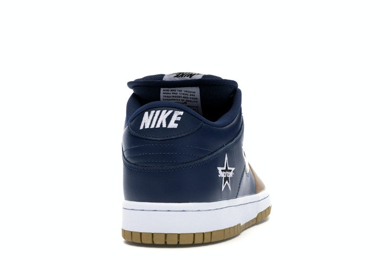 Nike SB Dunk Low Supreme Jewel Swoosh Gold