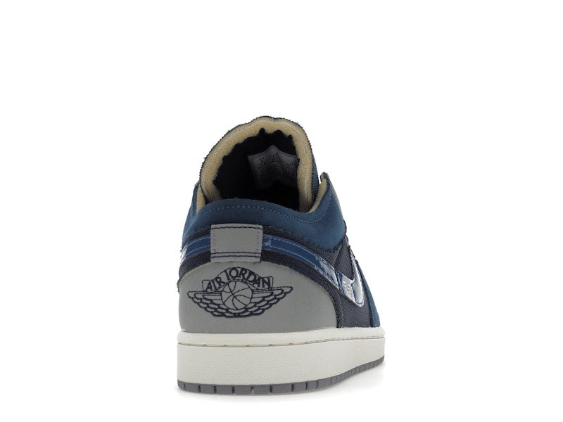 Jordan 1 Low SE Craft Obsidian French Blue Ashen Slate White
