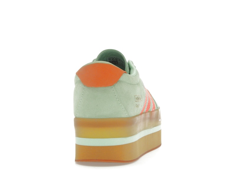 adidas Gazelle Stack Semi Green Spark Solar Orange Gum (Women's)