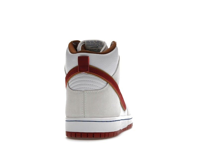 Nike SB Dunk High Sail Bright Crimson