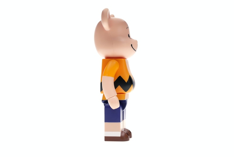 Bearbrick Charlie Brown 400% Yellow