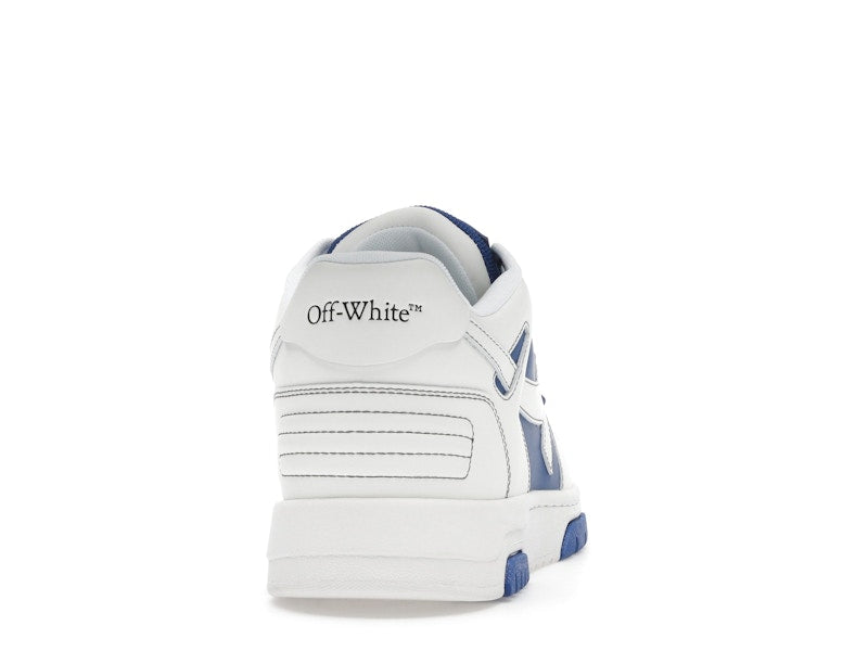 OFF-WHITE Out Of Office OOO Low Tops White Dark Blue
