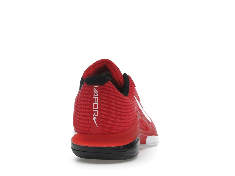 Nike Court Air Zoom Vapor 12 HC University Red Black Gym Red White