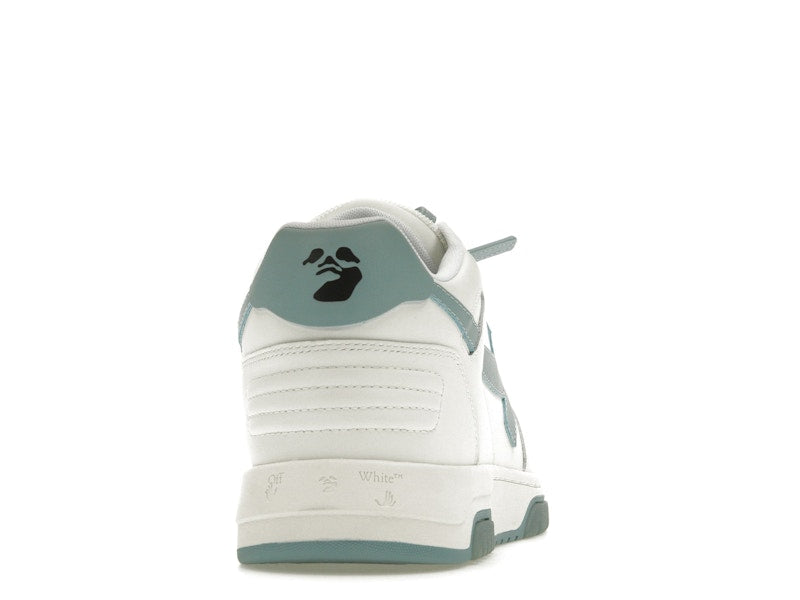 OFF-WHITE Out Of Office OOO Low Tops White Celadon