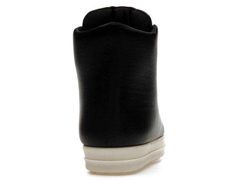Rick Owens Jumbo Lace Padded Sneaks Black Milk