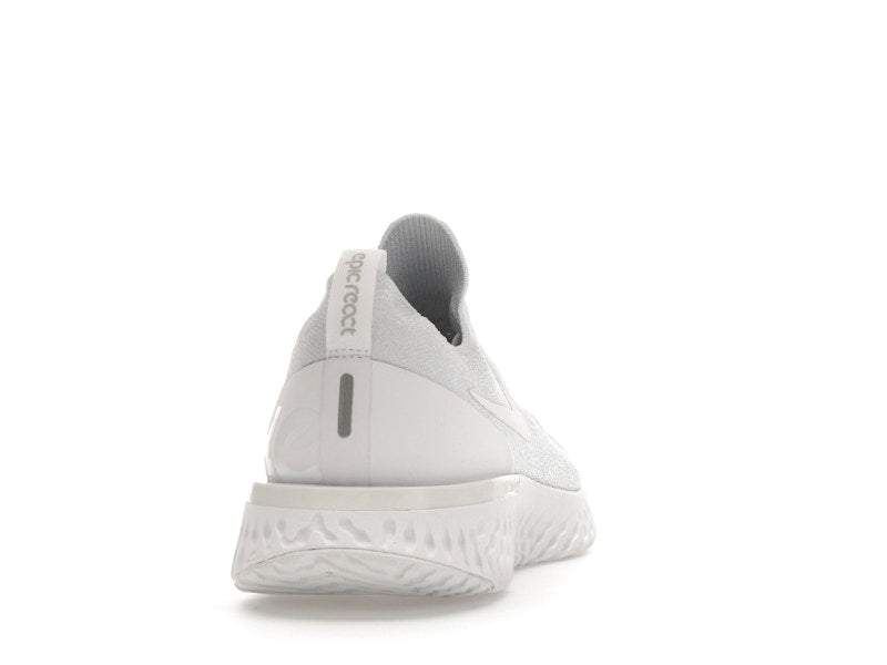 Nike Epic React Flyknit True White