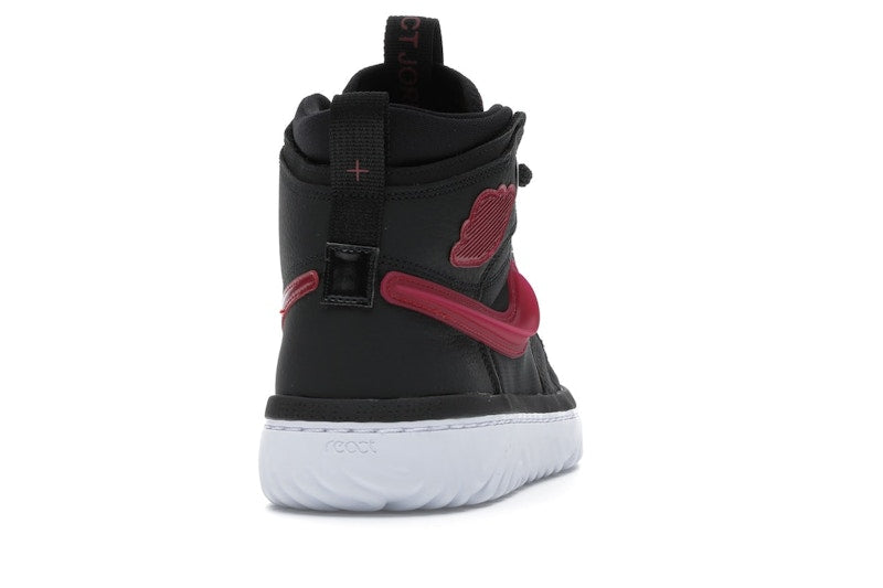 Jordan 1 High React Black Noble Red