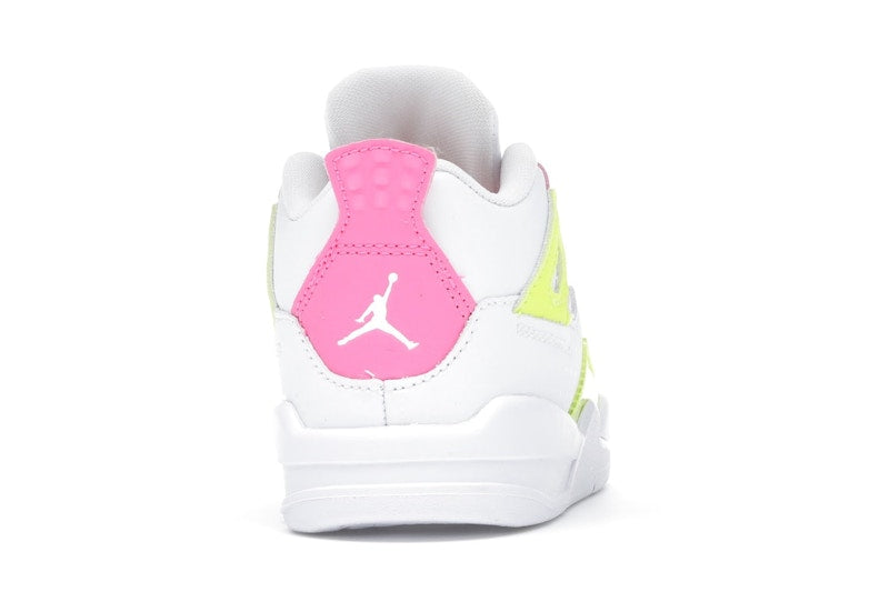 Jordan 4 Retro White Lemon Pink (TD)