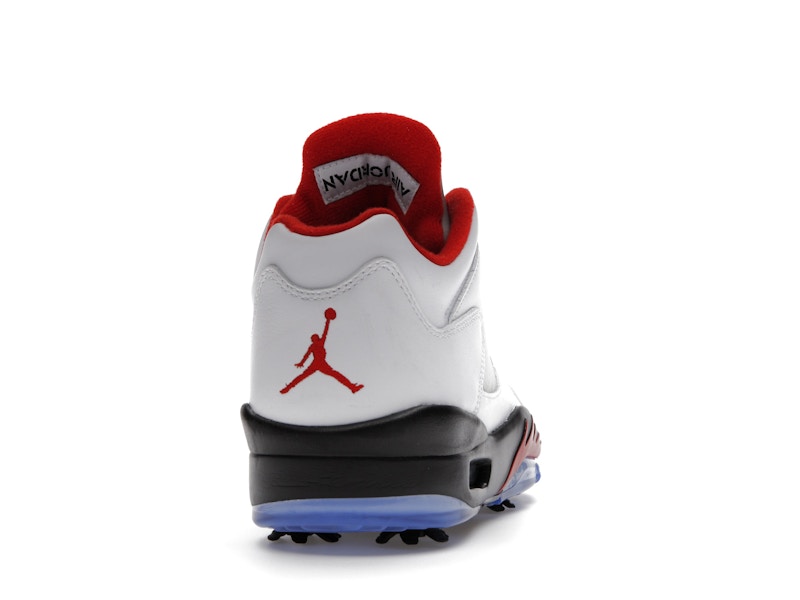 Jordan 5 Retro Low Golf Fire Red (Silver Tongue)