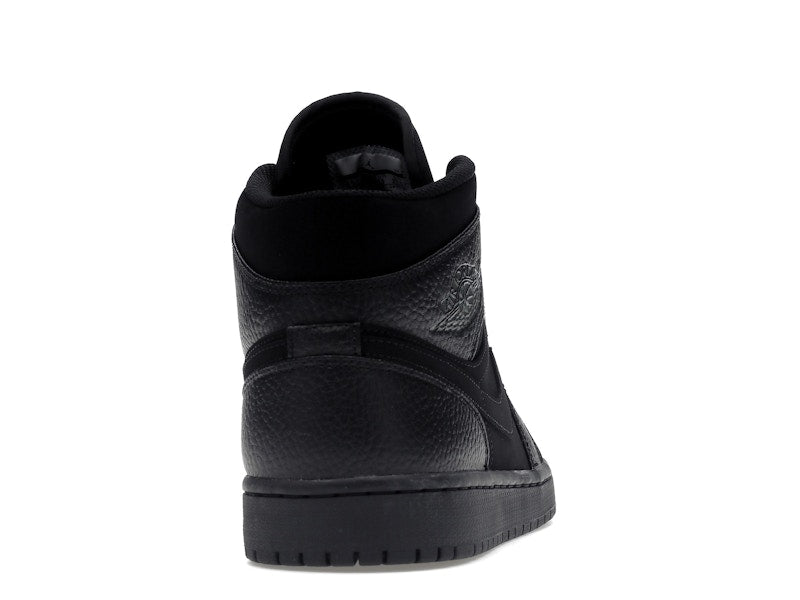 Jordan 1 Mid Black Dark Smoke Grey