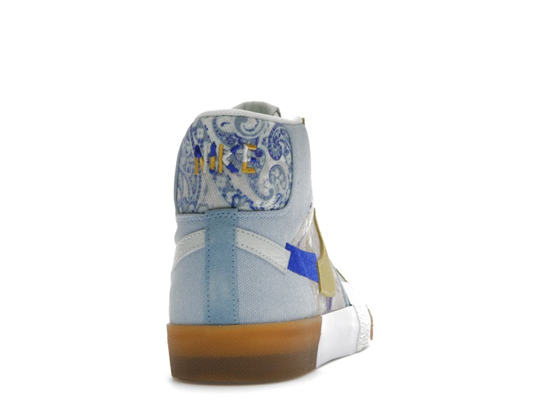 Nike SB Zoom Blazer Mid Premium Floral Paisley Boarder Blue