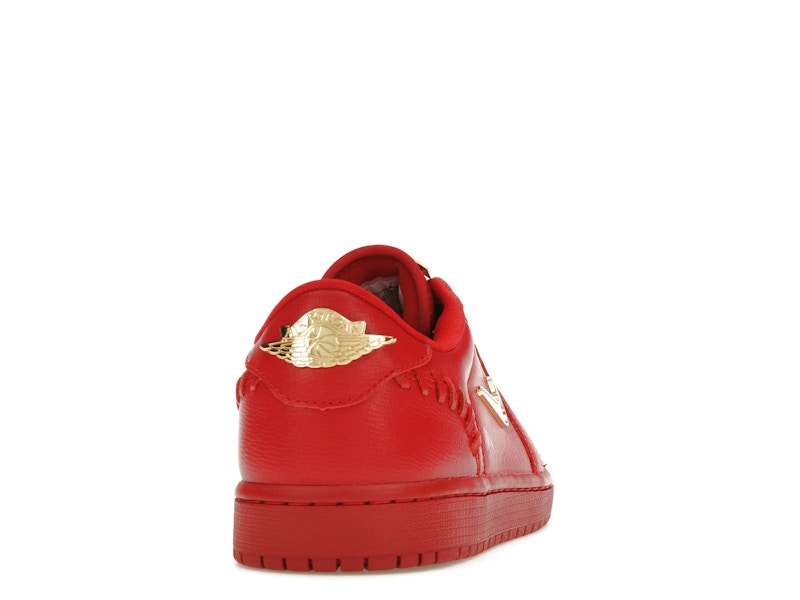 Jordan 1 Low Method of Make Gym Red Metallic Gold (Women's)