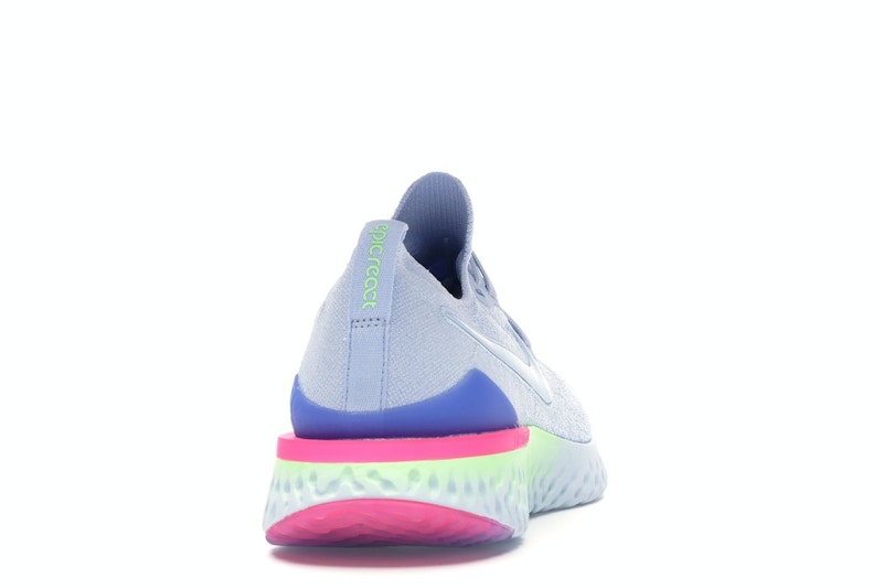 Nike Epic React Flyknit 2 Hydrogen Blue Sapphire Hyper Pink