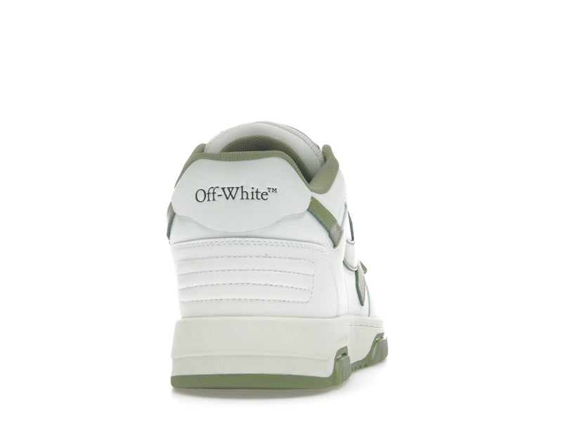 OFF-WHITE Out Of Office OOO Low Tops White Sage