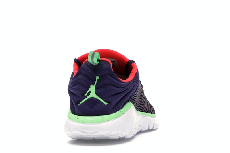 Jordan Flight Flex Trainer Ink/Lt Psn Green-Infrrd 23-White