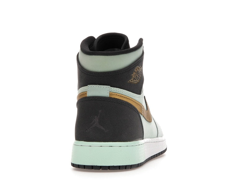 Jordan 1 Retro High Mint Foam Anthracite Metallic Gold (GS)