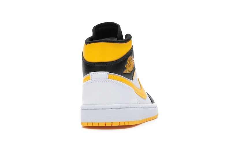 Jordan 1 Mid Laser Orange Black (Women's)