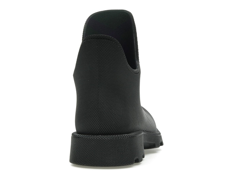 Burberry Marsh Round-Toe Ankle Boots Black