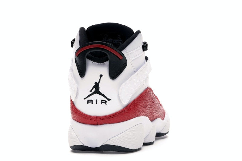 Jordan 6 Rings White University Red