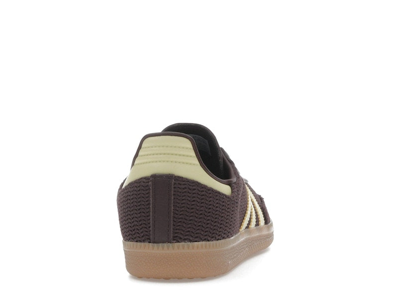 adidas Samba OG Shadow Brown Powder Yellow (Women's)