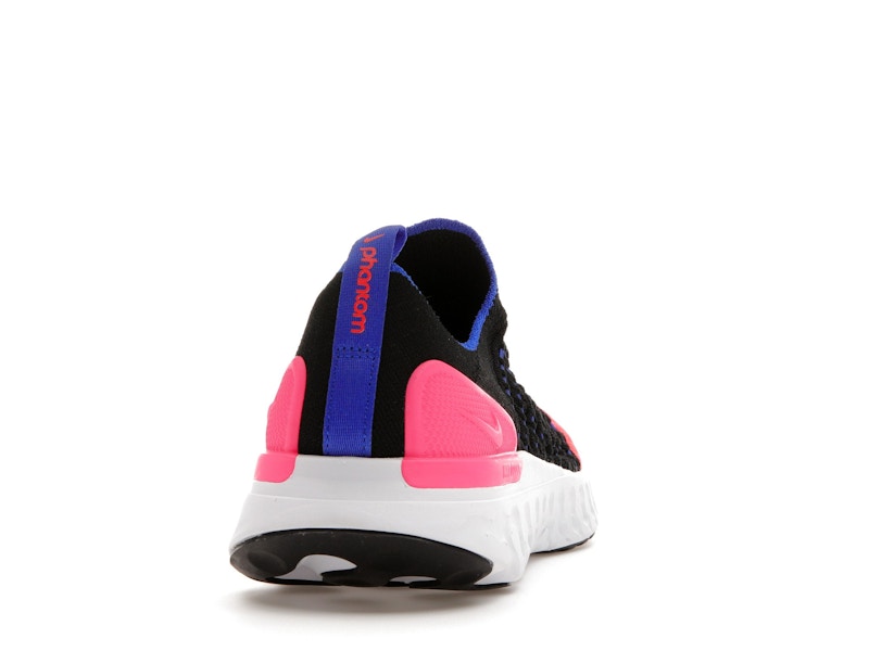 Nike React Phantom Run Flyknit 2 Black Hyper Pink (Women's)