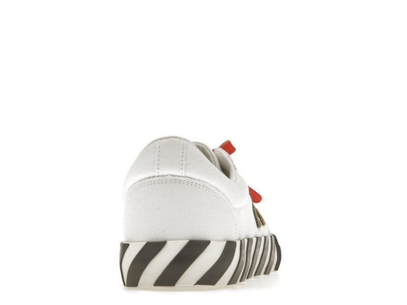 OFF-WHITE Vulcanized Low White Khaki Canvas