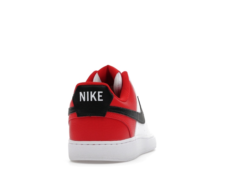 Nike Court Vision Low White Black University Red