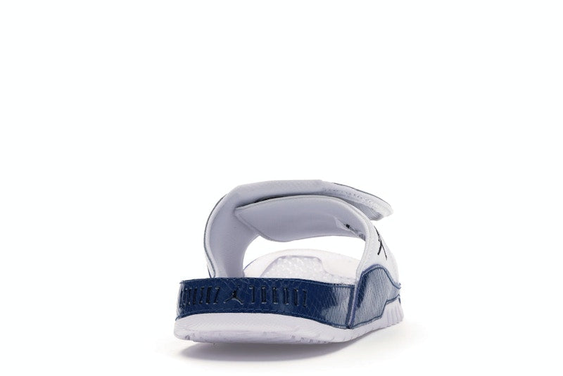 Jordan Hydro 11 Slide White Navy