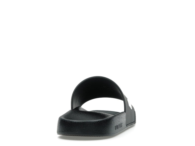 Burberry Logo Slides Black Optic White