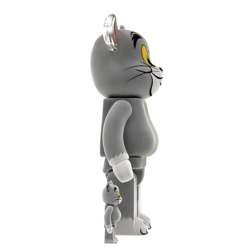 Bearbrick Tom and Jerry: Tom Flocky 100% & 400% Set