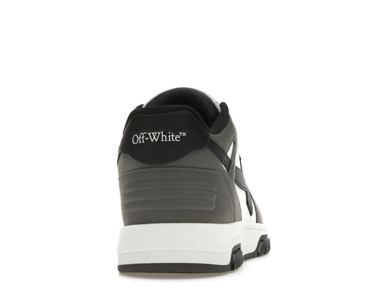OFF-WHITE Out Of Office OOO Low Tops Dark Gray Black