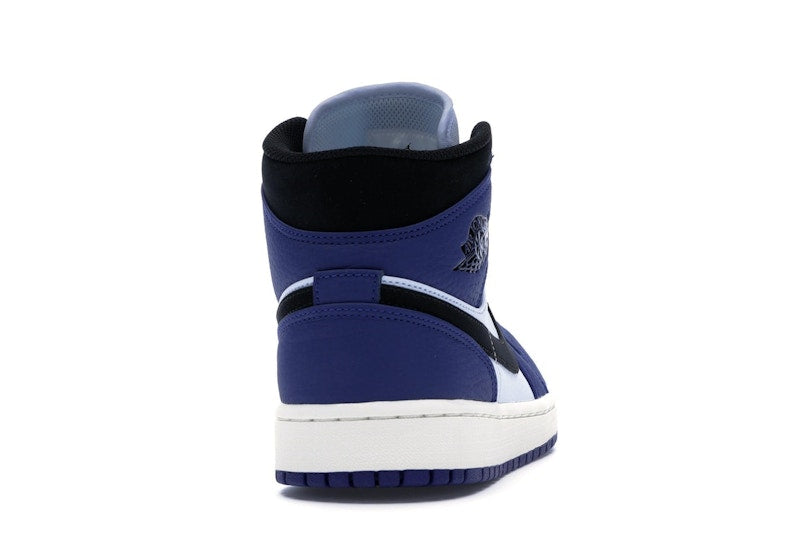 Jordan 1 Mid Deep Royal Blue Black