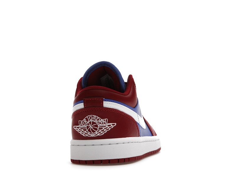 Jordan 1 Low Pomegranate Medium Blue (Women's)