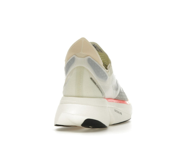 adidas Adizero Adios Pro 3 Ivory Core Black Crystal Sand