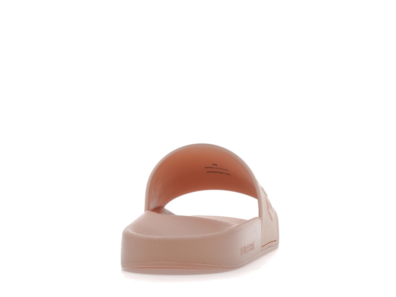 Burberry Embossed Logo Slides Peach Pink (Women's)