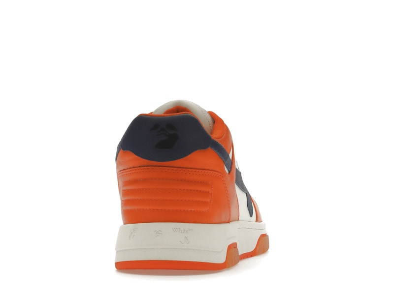 OFF-WHITE Out Of Office OOO Low Tops White Orange Blue