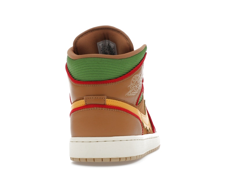 Jordan 1 Mid SE Cheeseburger