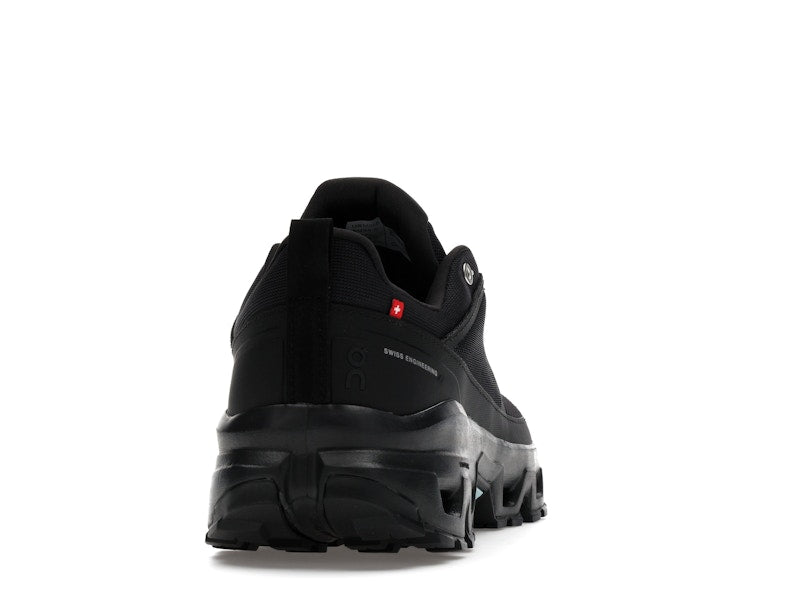 On Running Cloudrock Low Waterproof All Black