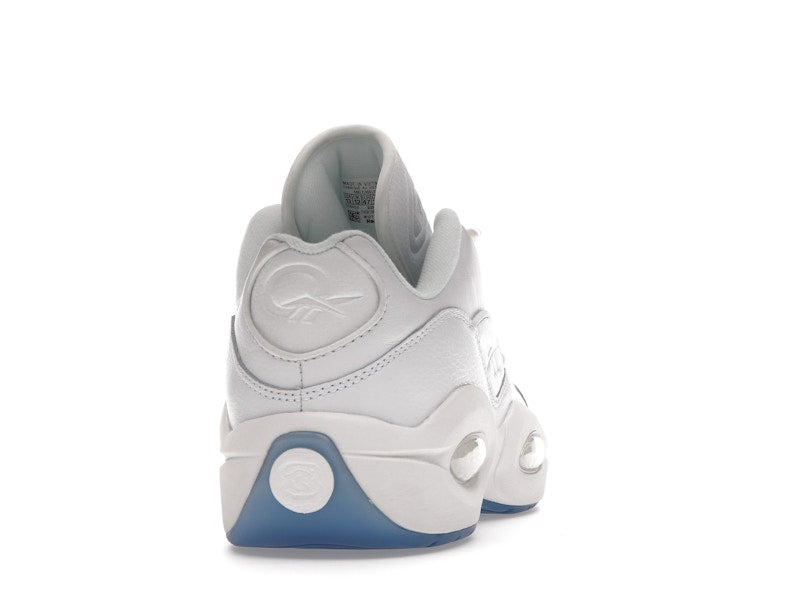 Reebok Question Low White Clear Blue Sole