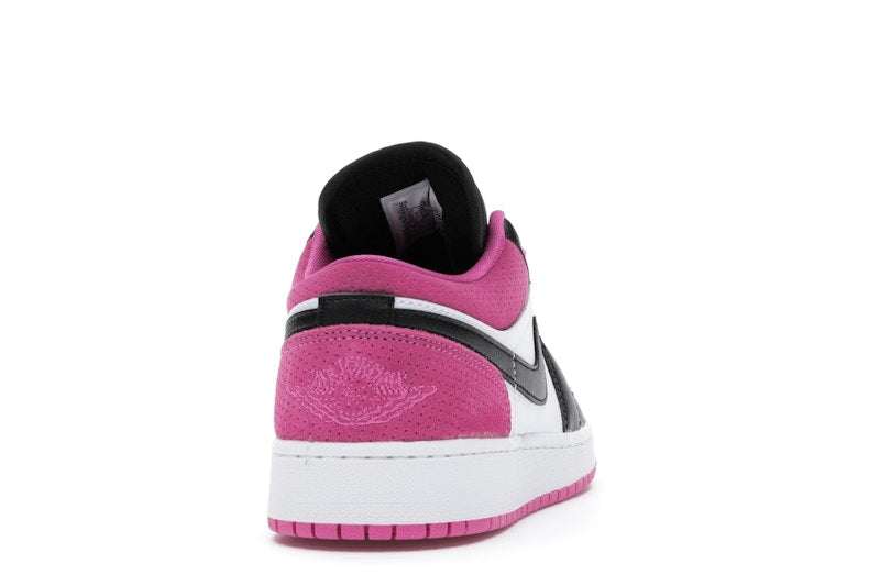Jordan 1 Low Black Active Fuchsia (GS)