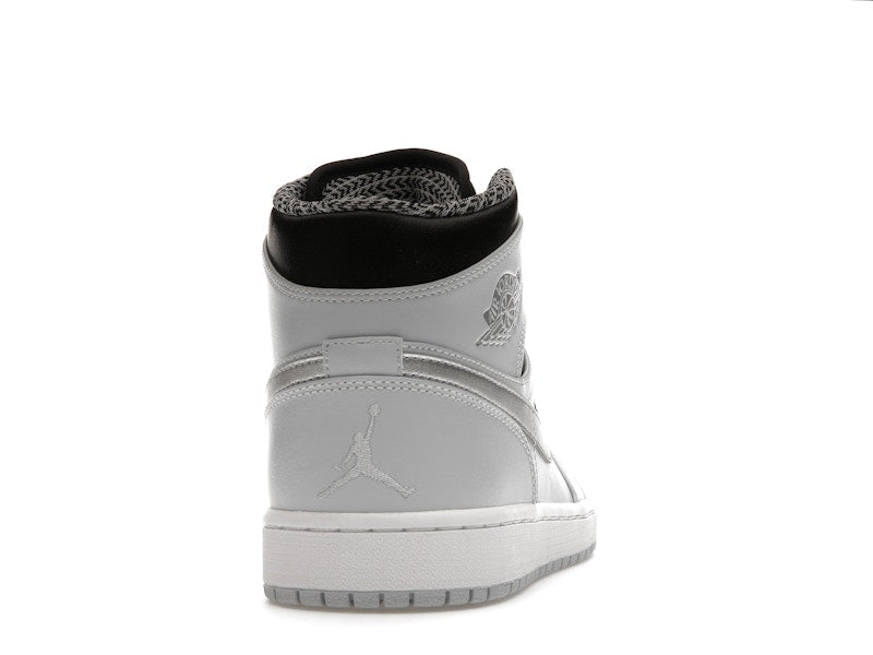 Jordan 1 Mid Pure Platinum Metallic Silver