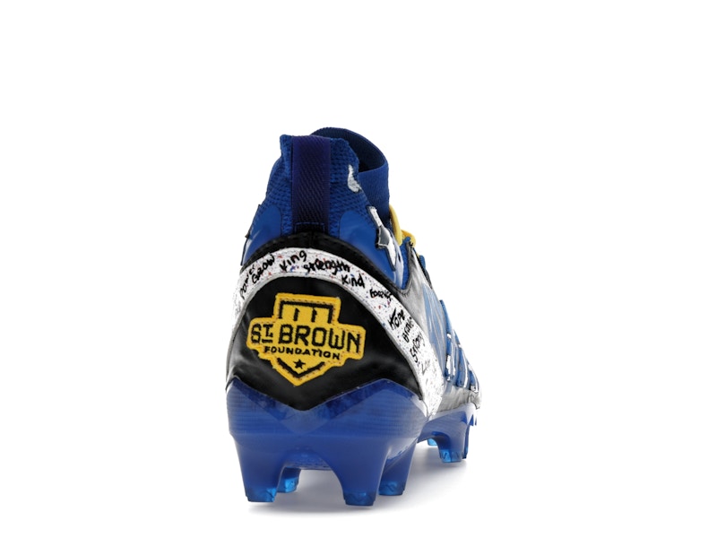 Amon-Ra St. Brown "My Cause My Cleats" Game-Worn, Signed Cleats & Jersey Bundle (Size 12)