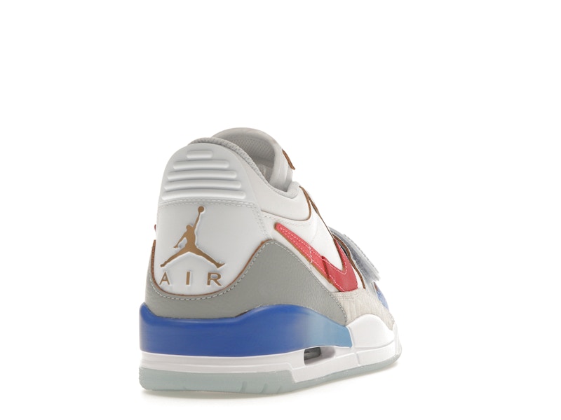 Jordan Legacy 312 Low White Game Royal University Red