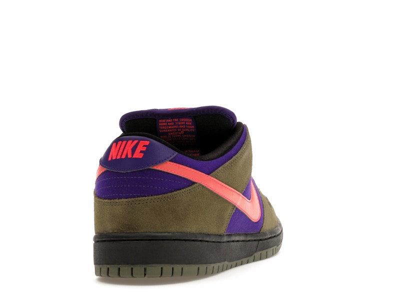 Nike SB Dunk Low Olive Atomic Red