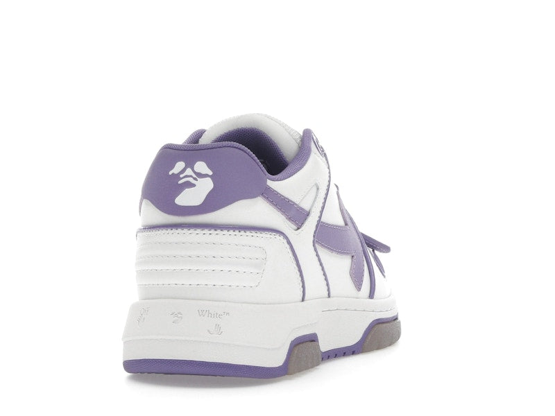 OFF-WHITE Out Of Office OOO Low Tops Outlined White Lilac Purple (Women's)